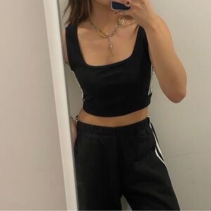 Thrifted Set: Jogging + Top with Stripes